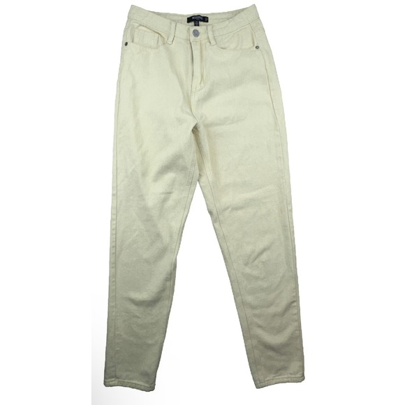 Missguided Tall Mom Jeans High Waist Denim Yellow Size‎ US 4 - Picture 1 of 8